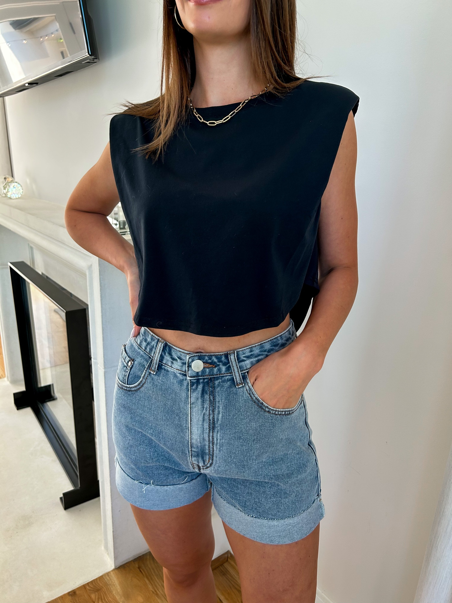 Denim guide! These denim shorts are on sale - use code VANESSA20 for 20% off! They’re a close match for the popular AG Parker shorts but a fraction of the price. Runs TTS - wearing a 4! Under $50! 

#LTKstyletip #LTKsalealert #LTKunder50