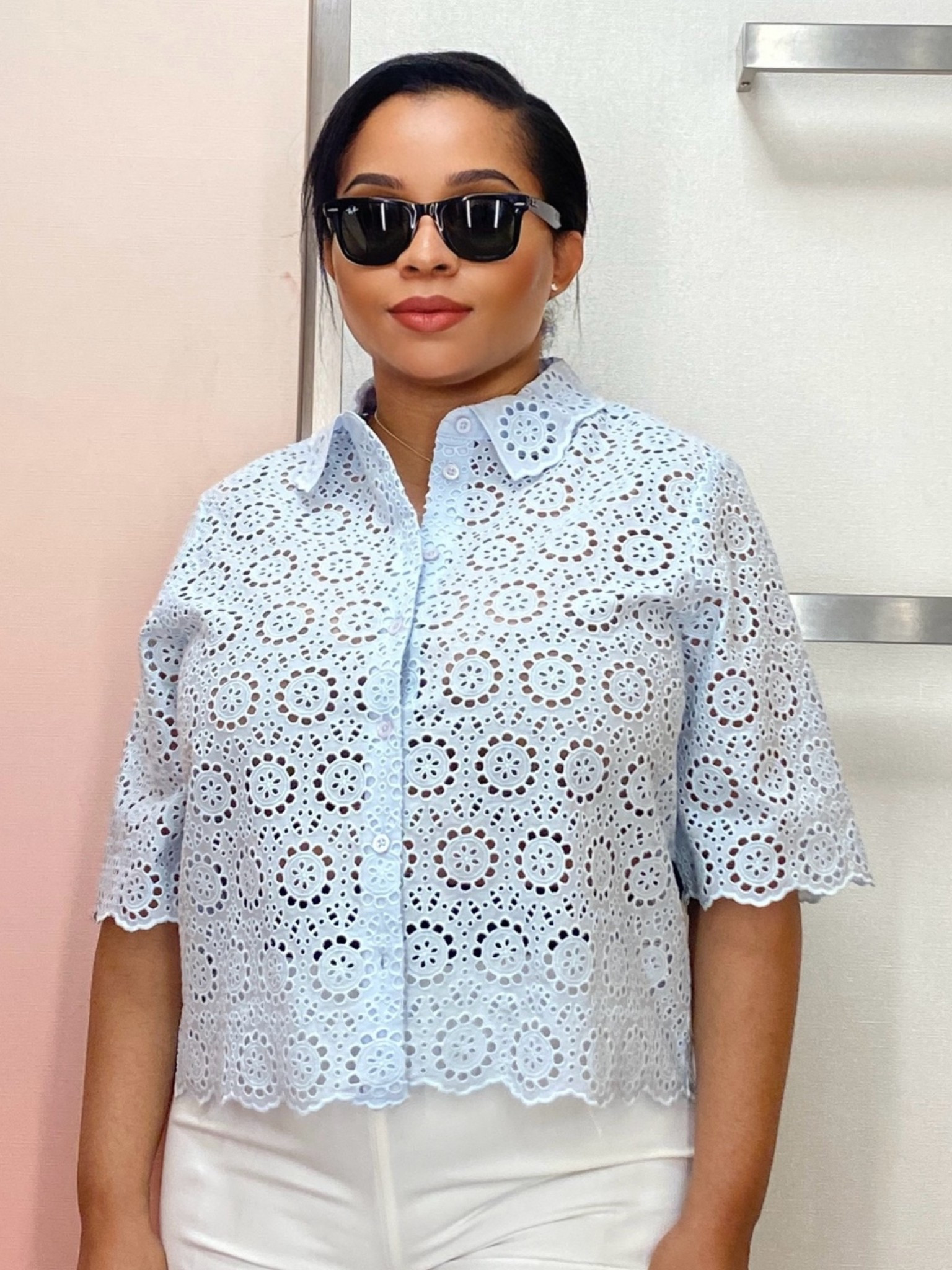 Obsessed with The Petal Eyelet Crop Shirt by FRAME — it’s feminine, chic, and effortlessly polished. The delicate eyelet detailing adds the perfect romantic touch while still feeling modern and elevated.

This is one of those versatile pieces you can style so many ways: with tailored trousers for a classy look, denim for everyday chic, or a flowy skirt for spring and summer outings. It’s lightweight, breathable, and perfect for transitioning into warmer weather.

If you love timeless pieces with soft feminine details, this top is definitely worth adding to your wardrobe before it sells out.

Shop The Petal Eyelet Crop Shirt by FRAME now on my LTK ✨

#FRAME #EyeletTop #SpringStyle #SummerFashion #LTKStyle #FeminineFashion #ClassicStyle #ChicStyle #MinimalStyle #WardrobeEssentials

#LTKgrwm #LTKootd