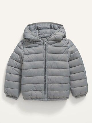 Hooded Narrow-Channel Puffer Jacket for Toddler Boys | Old Navy (US)