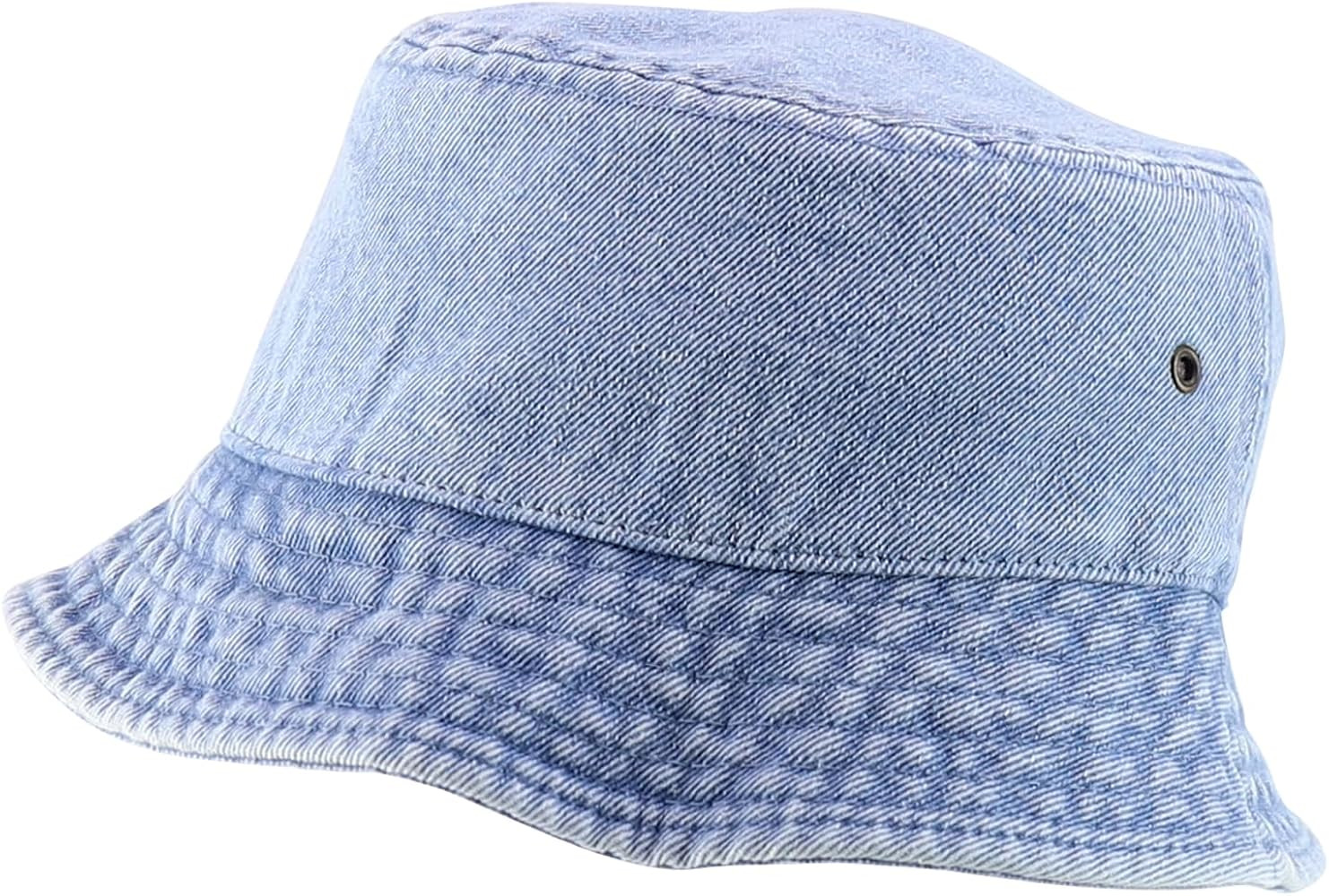 Trendy Apparel Shop Kid Size Outdoor 100% Cotton Stonewashed Bucket Hat - 52cm | Amazon (US)