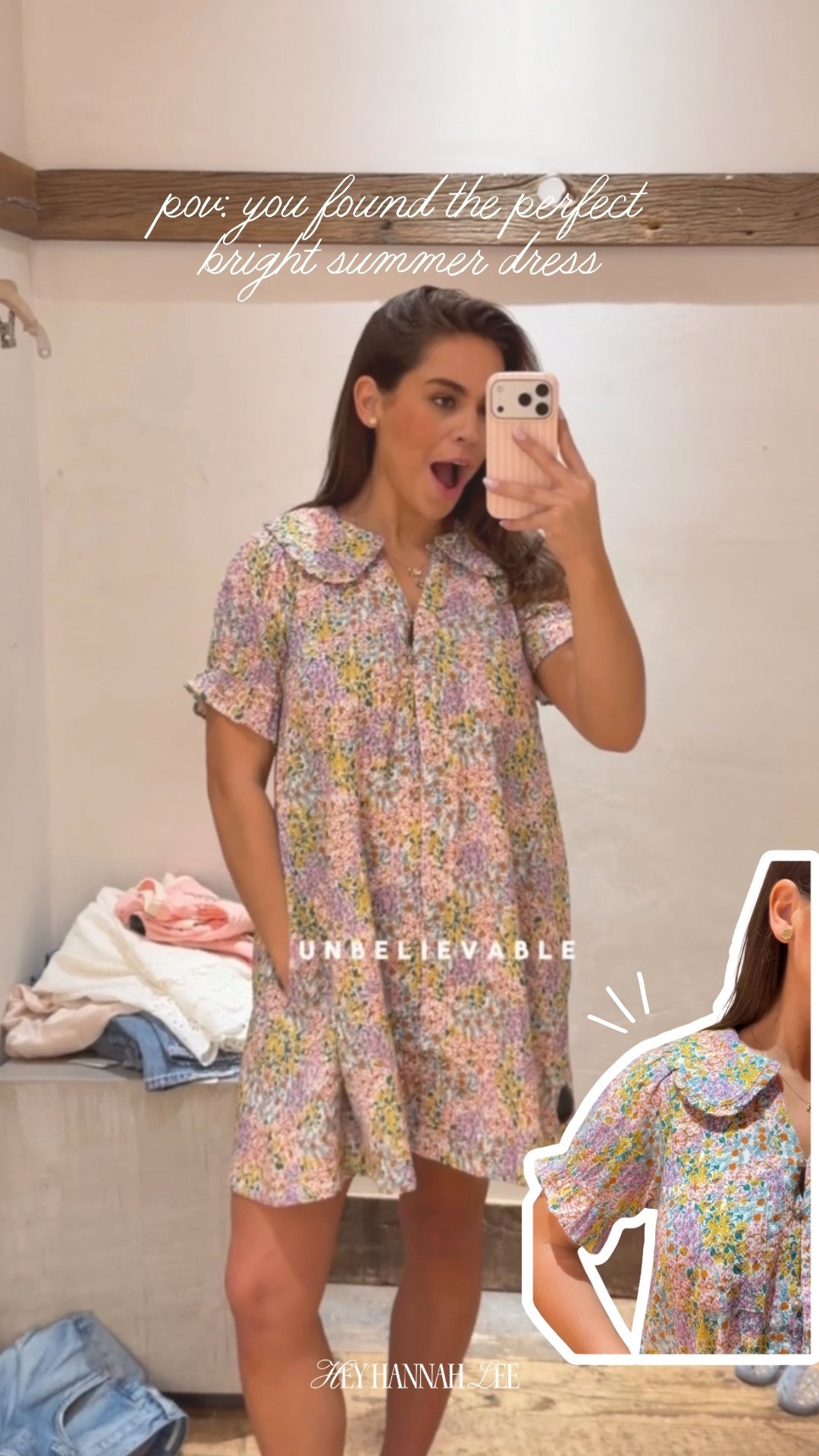 The collar, the pattern, the colors, & pockets — absolutely perfect 💐😍✨🩷 
summer dress, anthropologie, floral dress

#LTKootd #LTKgrwm #LTKdayinmylife