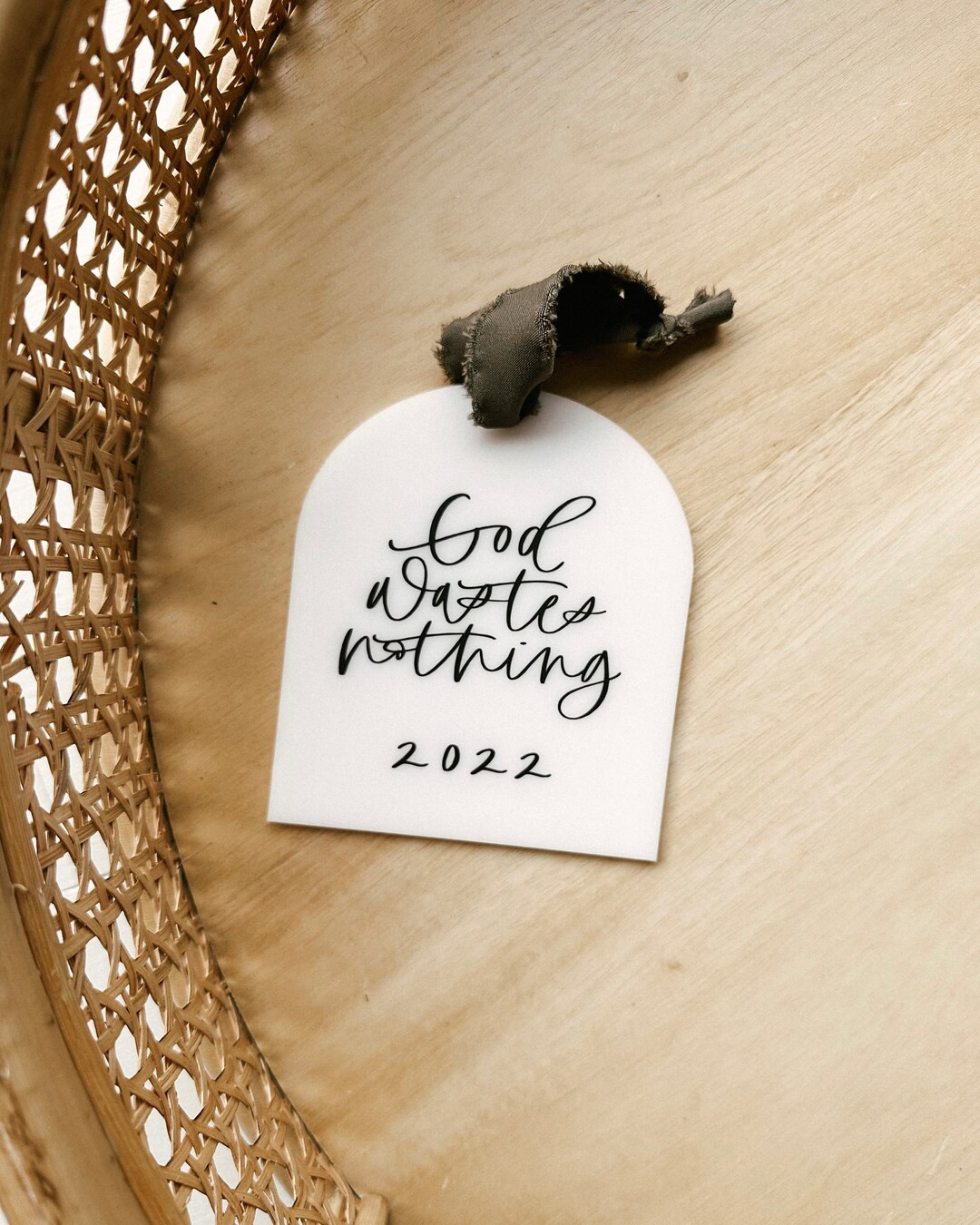 God Wastes Nothing Arch Acrylic Ornament Christmas - Etsy | Etsy (US)