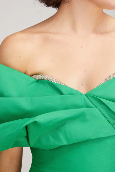 Xavier Gown in Green | Hampden Clothing