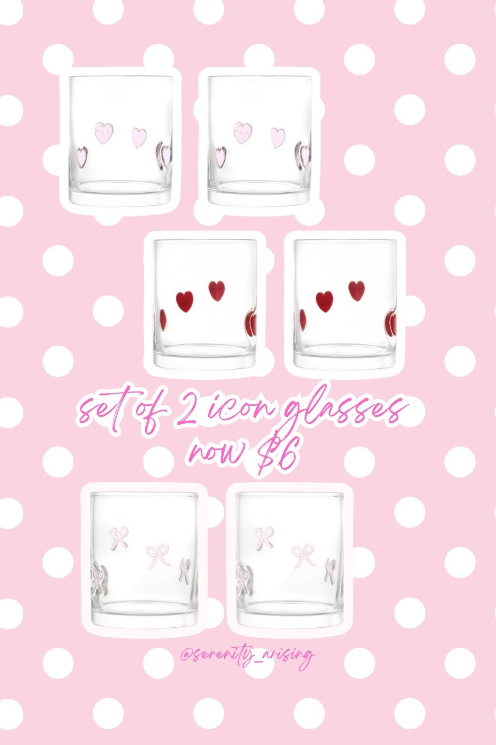 My favorite icon glasses are in major sale! A 2 pack for $6 🙌🏼 Grab these as a little gift for any special lady in your life! So cute 💖 @walmart #walmart #walmartcreator #walmartfinds

#LTKSaleAlert