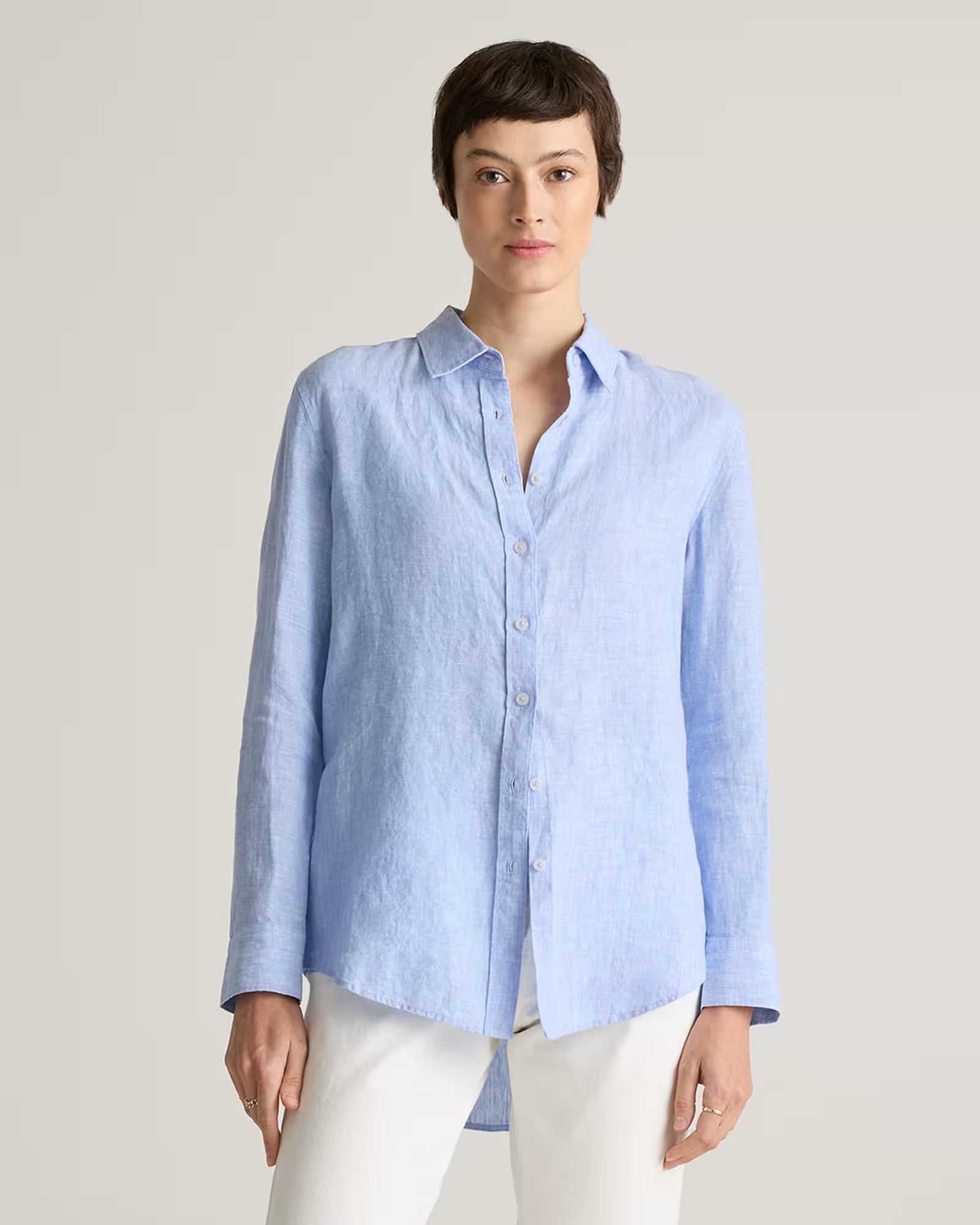 100% European Linen Long Sleeve Shirt | Quince