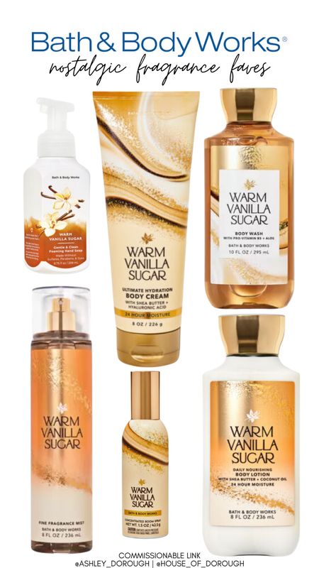 Bath and Body Works Nostalgic Fragrance Favorites - Warm Vanilla Sugar

#LTKGiftGuide #LTKbeauty #LTKhome