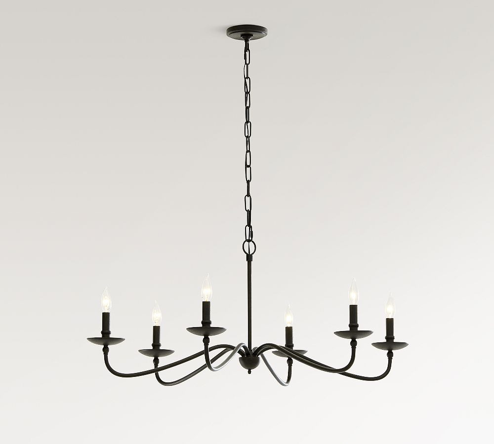 Lucca Iron Chandelier (38"-50") | Pottery Barn (US)