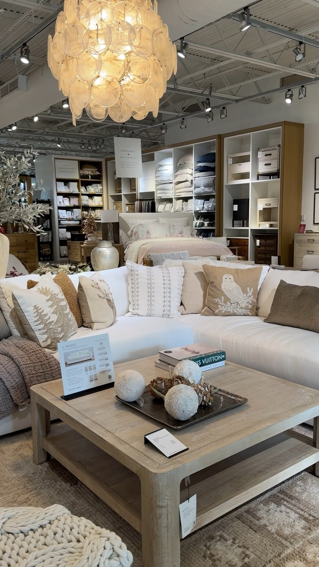 Loving this warm, contemporary living room setup from Pottery Barn! 😍🤍 The Carmel Sectional in Warm White Performance Twill fabric pairs beautifully with the Aptos Square Coffee Table and Aptos Side Table for a bright, inviting vibe. ✨ And the new Perrie Hand-Knotted Wool Rug ties everything together with the perfect touch of texture and warmth. ☺️Such a dreamy neutral space for winter! Linked the full look for easy shopping. ❄️ #PotteryBarn #NeutralHomeDecor #LivingRoomInspo 

#LTKHoliday #LTKCyberWeek #LTKHome