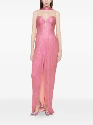 draped maxi dress | Farfetch Global