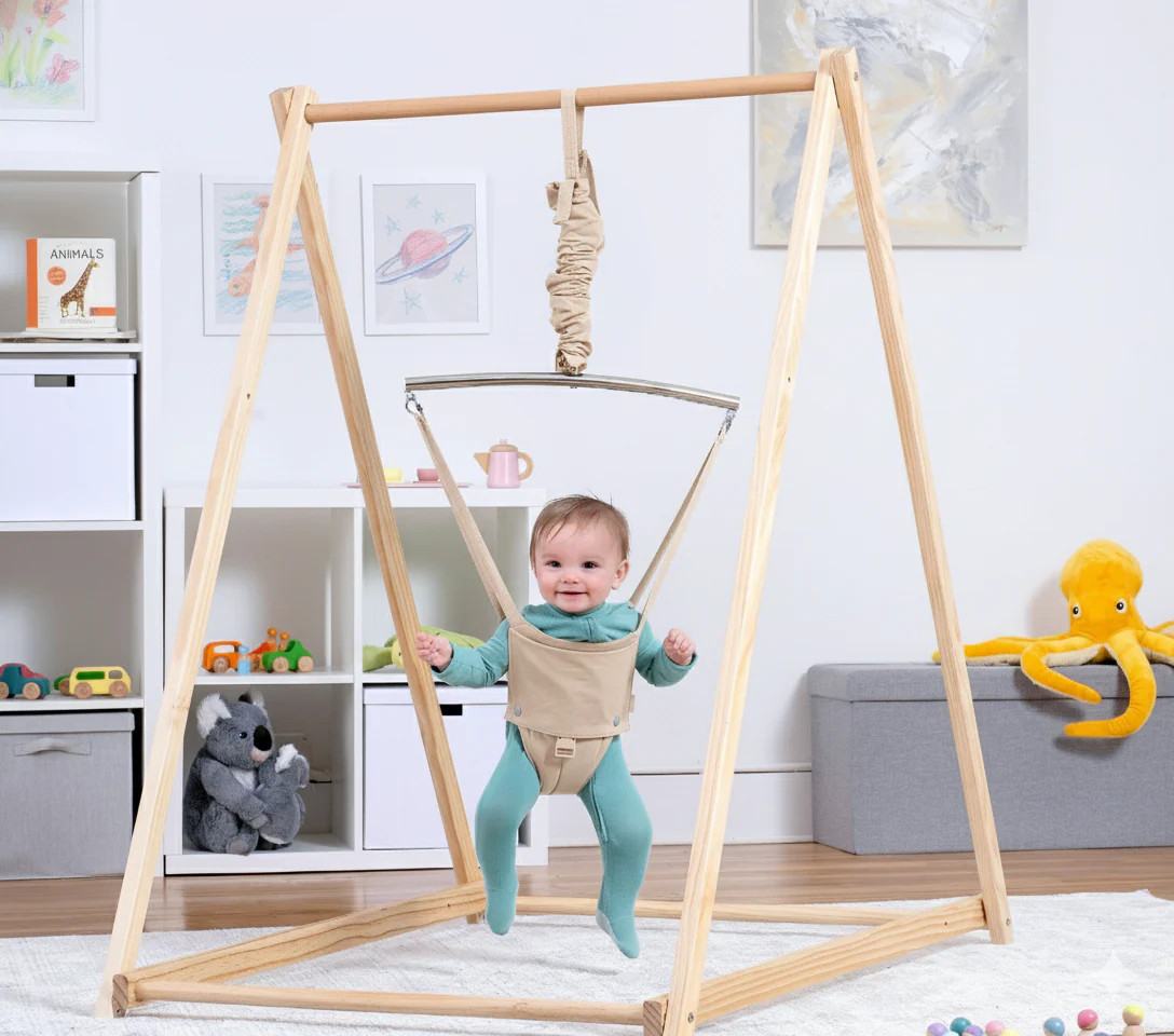 Tulip Foldable Baby Bouncer with Harness | Lightweight & Safe | Avenlur