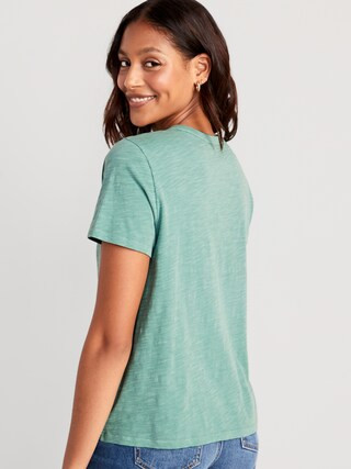 EveryWear Crew-Neck Slub-Knit T-Shirt | Old Navy (US)