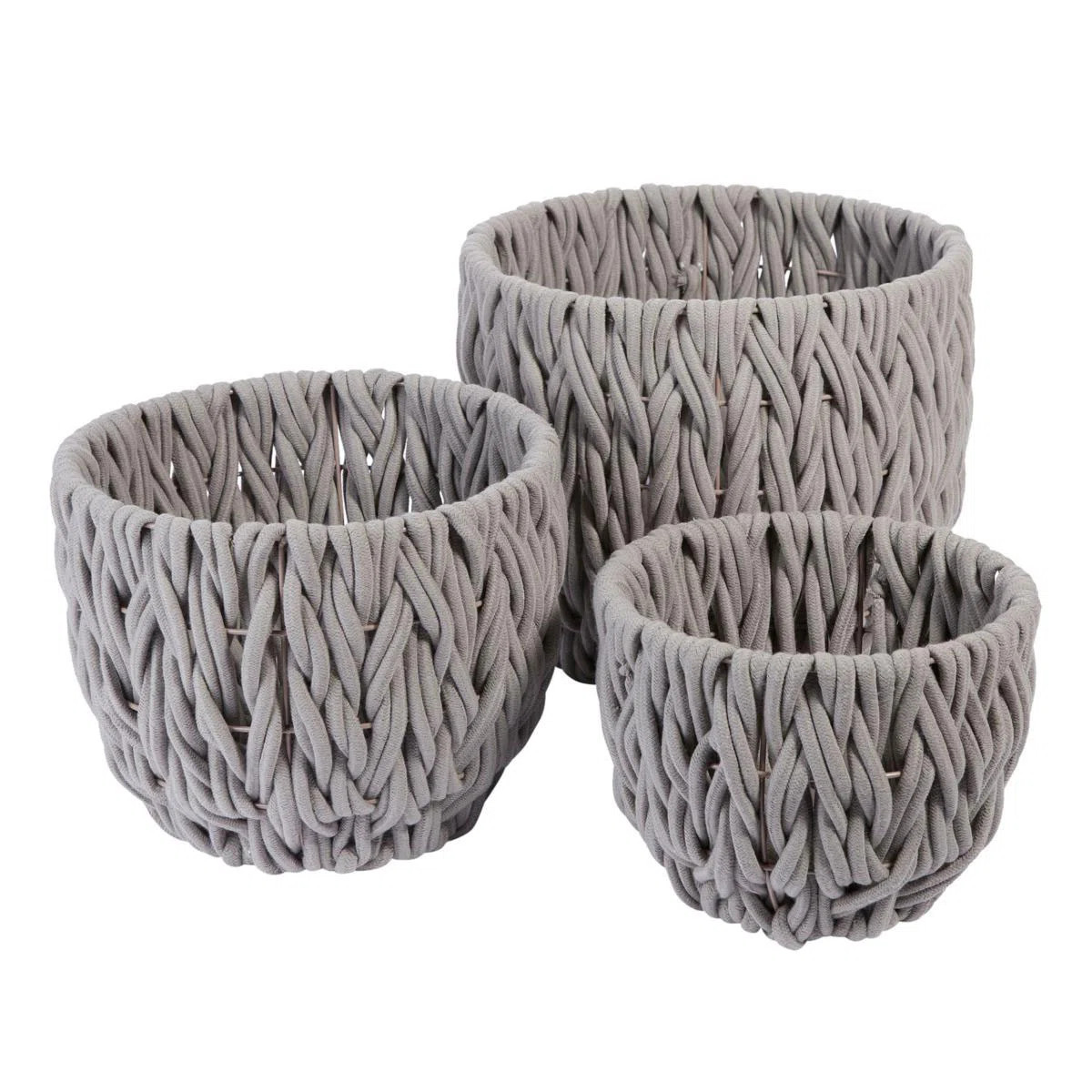 Cotton Rope Basket Set | Wayfair North America