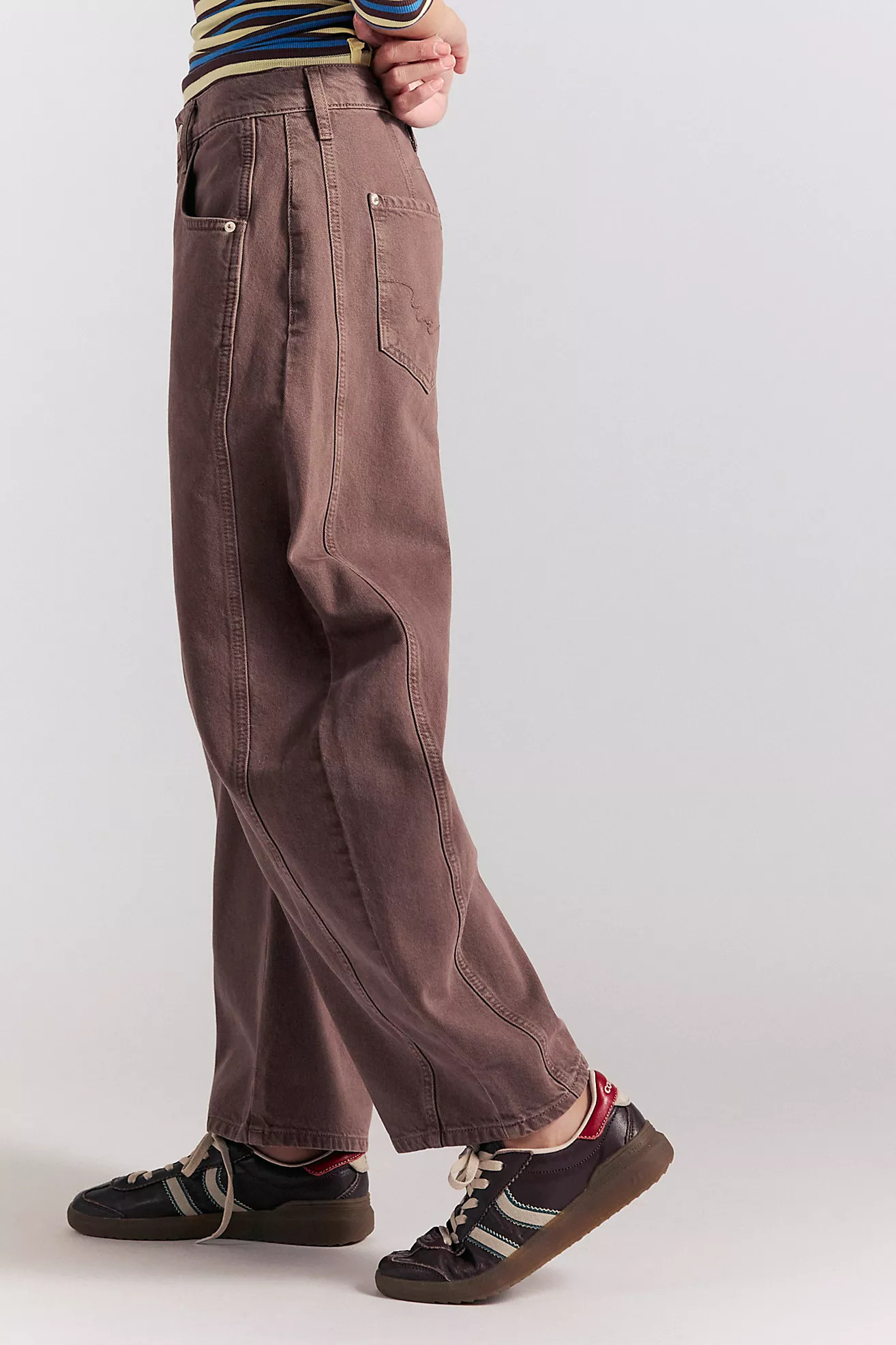 We The Free Good Luck Mid-Rise Barrel Jeans | Free People (UK)