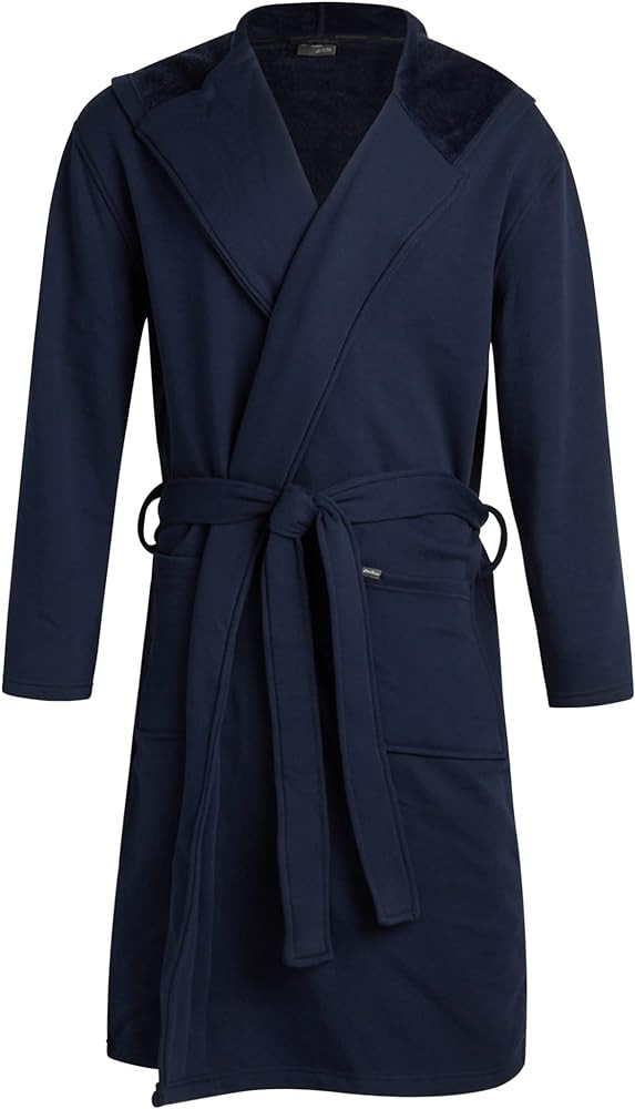 Eddie Bauer Mens Robe - Luxury Fleece Bathrobe with Hood and Pockets | Soft Warm Plush Winter Bat... | Amazon (US)
