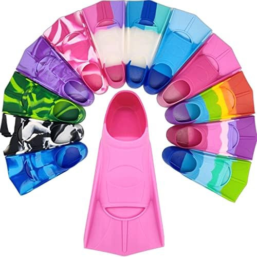 Gugmoy Kids Swim Fins,Comfortable Silicone Flippers for Swimming and Diving,Size Suitable Beginne... | Amazon (US)