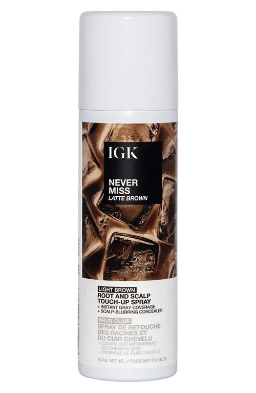 IGK Never Miss Root & Scalp Touch-Up Spray in Light Brown at Nordstrom, Size 2 Oz | Nordstrom