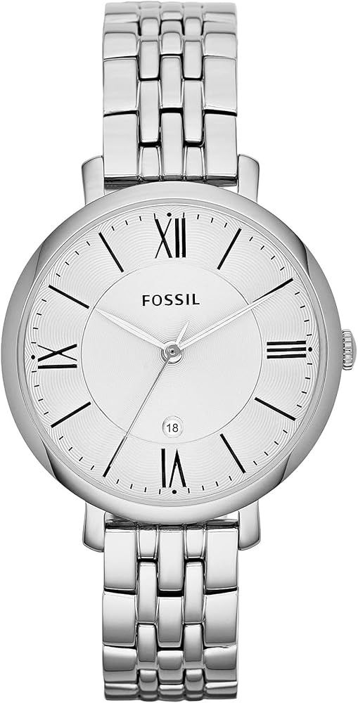 Fossil Jacqueline Women's Watch with Stainless Steel or Leather Band, Analog Watch Display | Amazon (US)