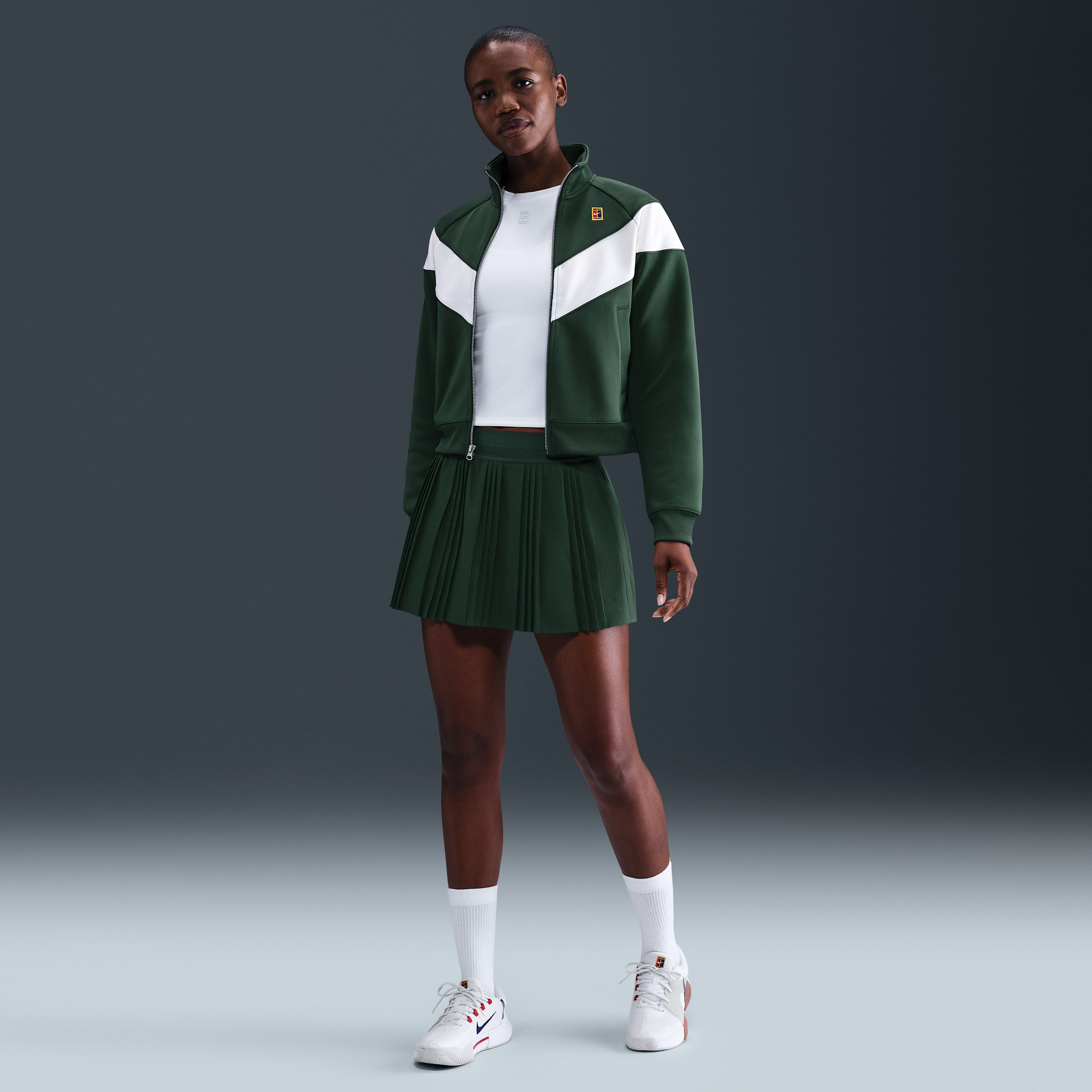 Nike Women's Court Advantage Dri-FIT Pleated Tennis Skirt in Green | FZ6512-323 | Nike (US)