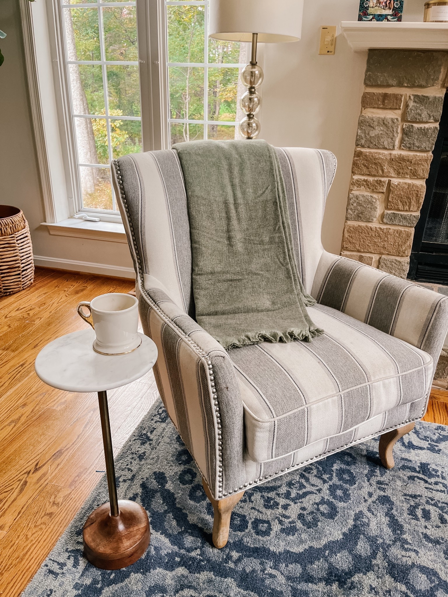 Cozy corners with soft Fall colored throws, a cup of coffee and a glorious moment to pause and rest.  

 #LTKHome #LTKFindsUnder100