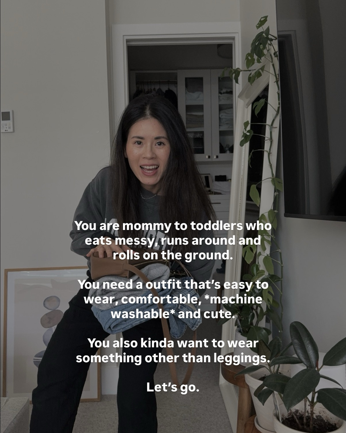 Grey sweatshirt: Marine Layer. Tts. In xs. 
Jeans: COH Miro. Runs large. I sized down one size. 
Aritzia/nike brown sneakers: tts
Supper puffer shorty. In a xs 

Linked exact pieces and also other pieces at different price points

#LTKpetite #LTKcanada #LTKwinter