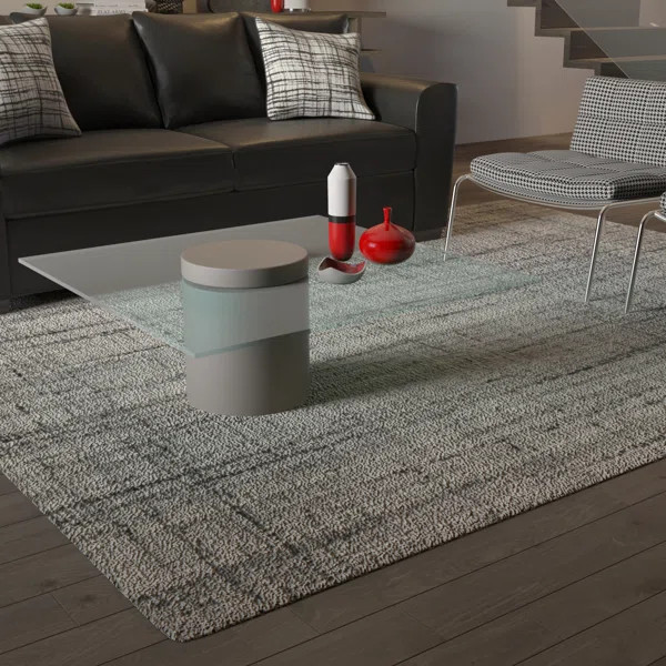 Gudinas Hand Tufted Performance Abstract Rug | Wayfair North America