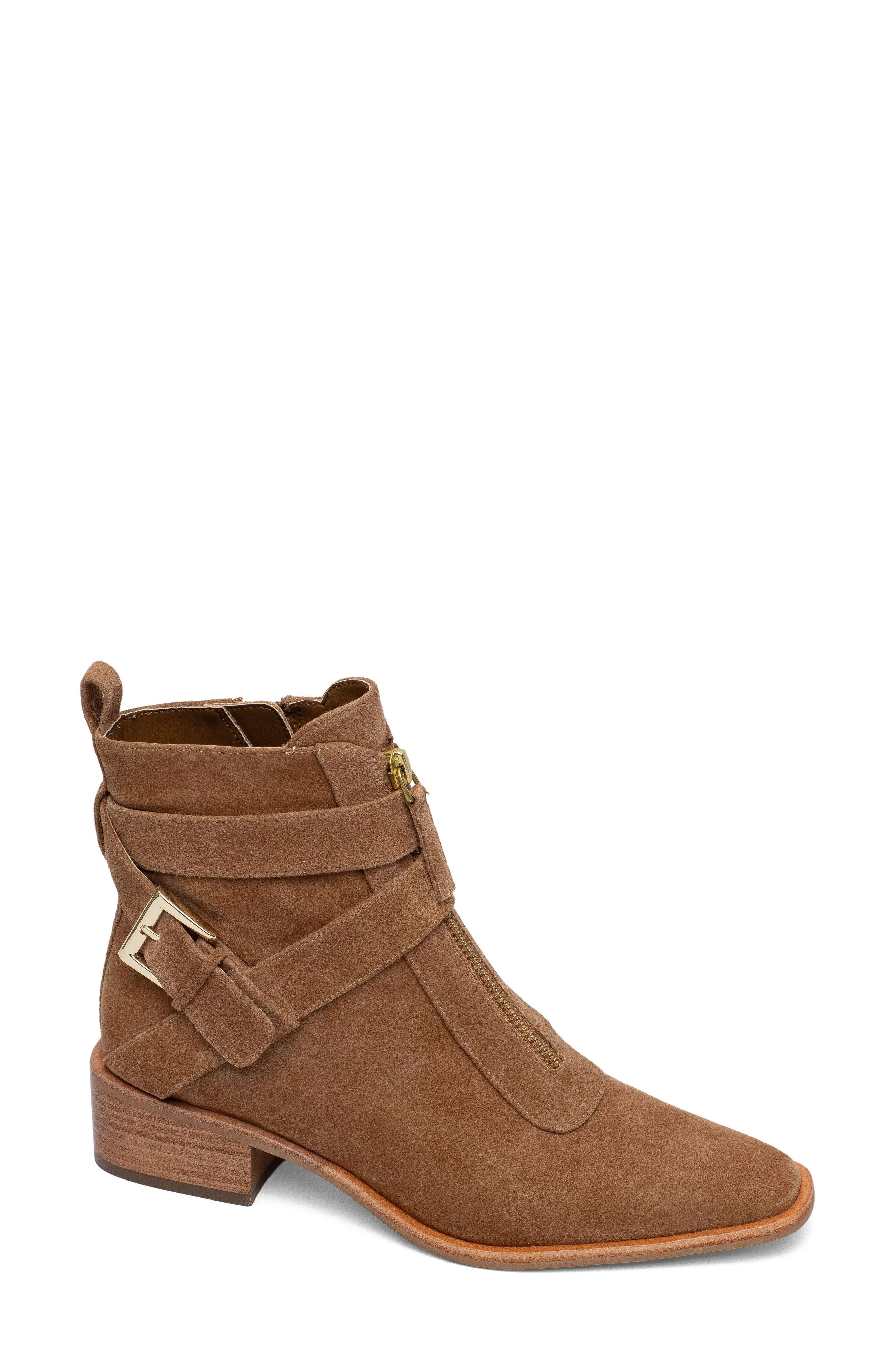 Linea Paolo Valona Leather Boot, Size 4 in Whiskey at Nordstrom | Nordstrom