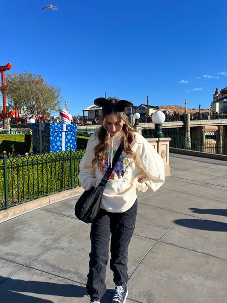 Disney ootd 🖤

Ears: Shop Disney/Disneyland (linked on eBay)
Hoodie: Shop Disney/Disneyland
Cargo Joggers: Garage Clothing
Bag: Baggu
Shoes: Converse

Ig: @jkyinthesky & @jillianybarra

#disneystyle #disneyootd #disneyoutfit #disneyoutfits #casualstyle #thatdisneygirl #disneyaesthetic #disneyvibes #disneystreetstyle #disney100 

#LTKfindsunder100 #LTKstyletip #LTKSeasonal