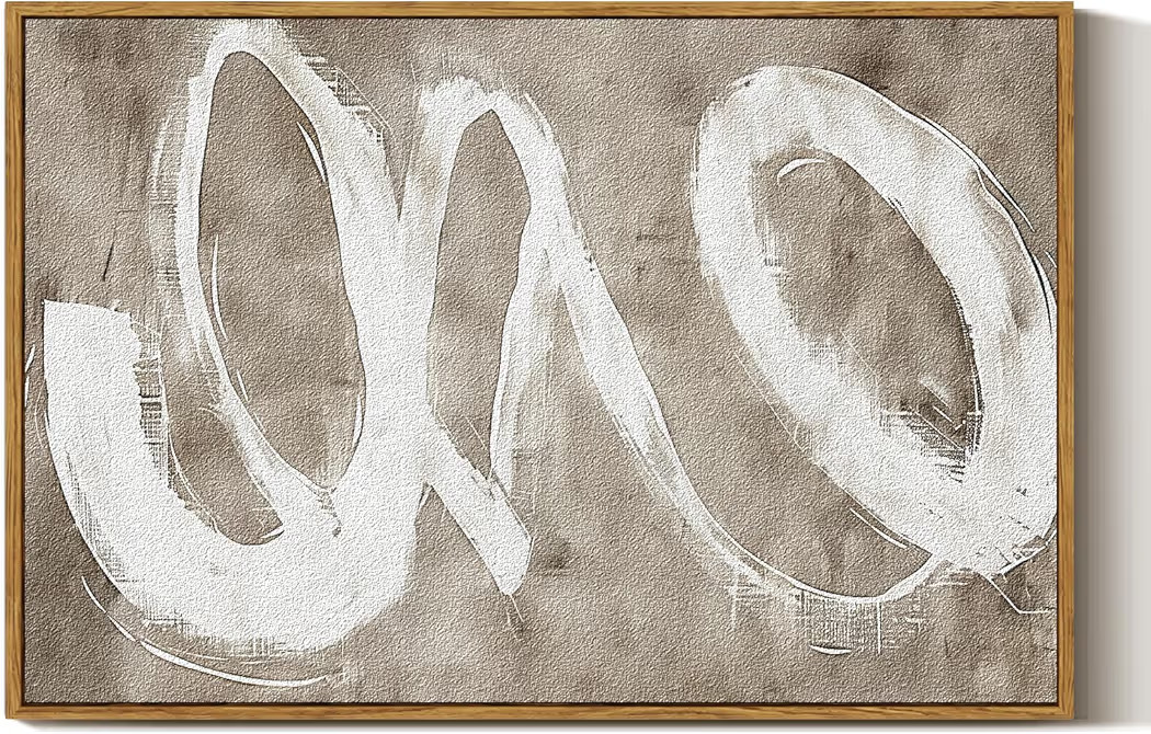 ARPEOTCY Large Framed Canvas Wall Art, 24x36 Inch, Modern Minimalist Abstract Art Prints, Contemp... | Amazon (US)