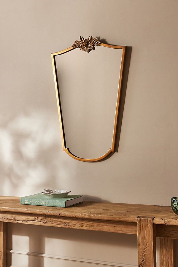 Wooded Manor Mirror By Anthropologie in Brown Size XS | Anthropologie (US)