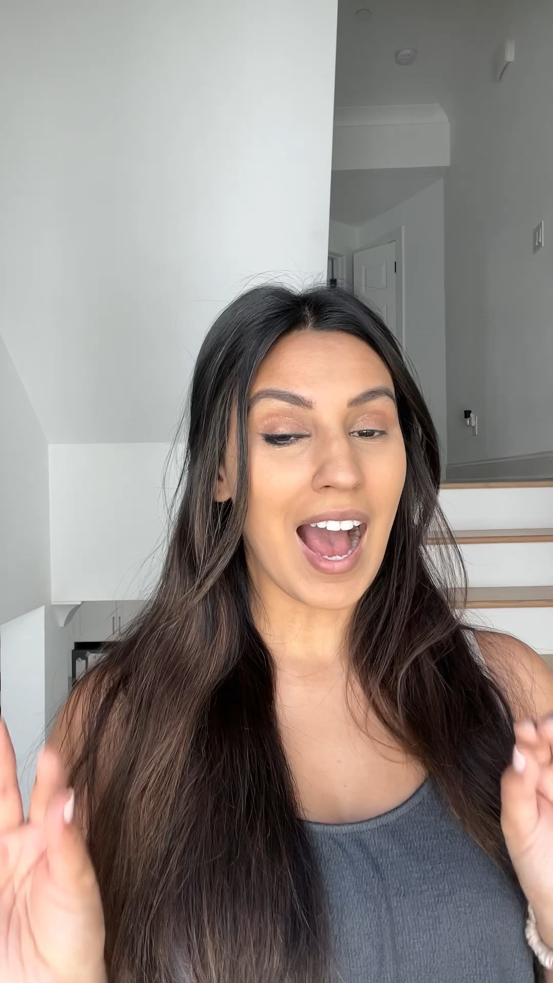 Brown vs black eyeliner and mascara — I’m using the shade demolition in the eyeliner and drift in the brown mascara