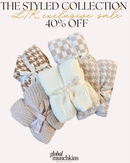 Our favorite robes and blankets from the styled collection are 40% off! These are so soft and comfortable..makes a perfect gift for someone or yourself !

#LTKsalealert #LTKhome #LTKSpringSale