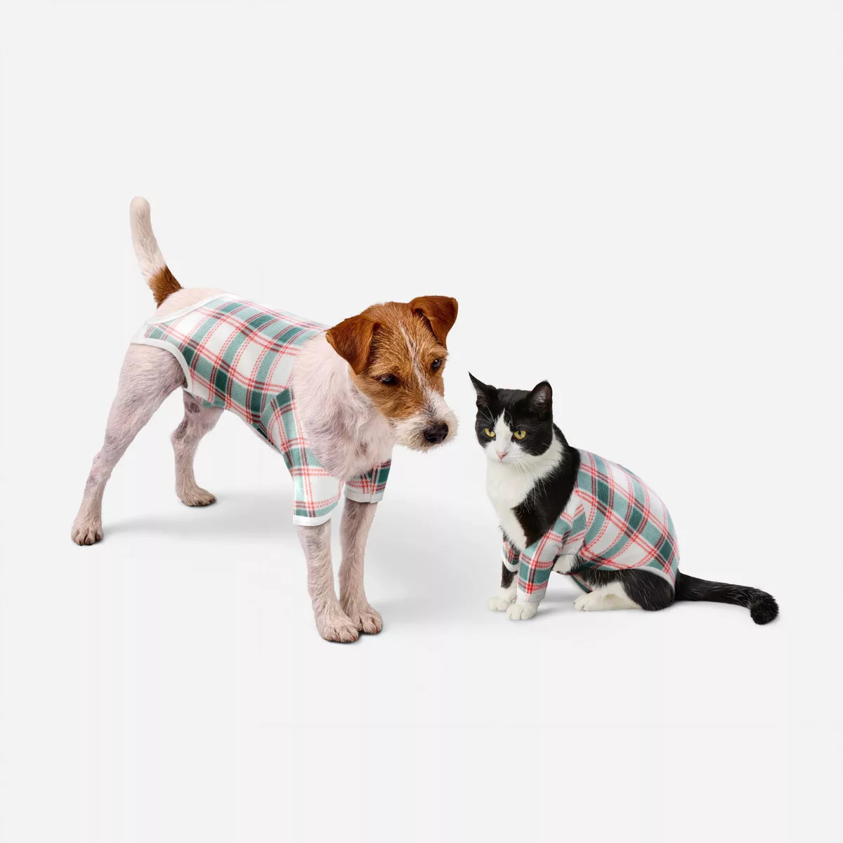 Brushed Fleece Plaid Pet Pajamas - Wondershop™ | Target