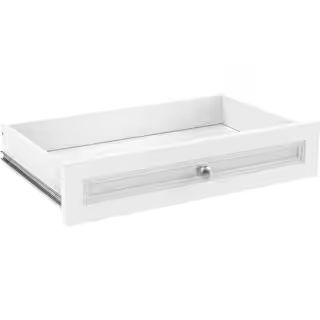 ClosetMaid Selectives 4.88 in. H x 23.46 in. W White Wood Drawer 54944 - The Home Depot | The Home Depot