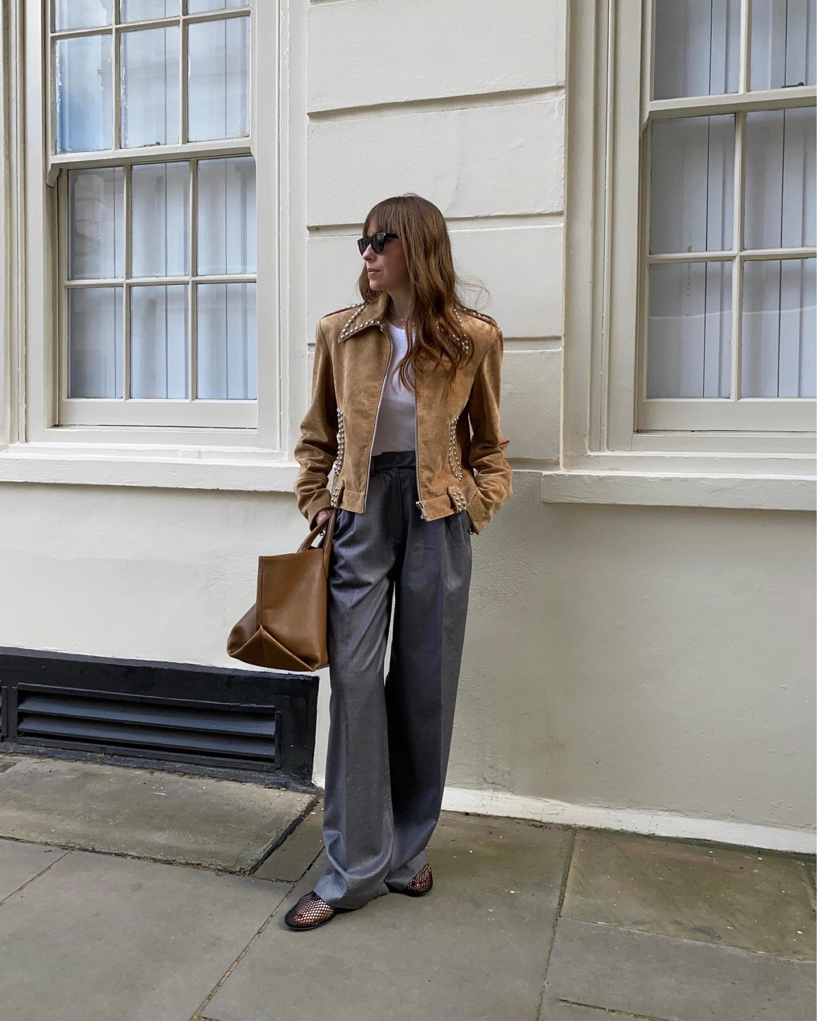Brown & grey 

#LTKunder50 #LTKstyletip #LTKshoecrush