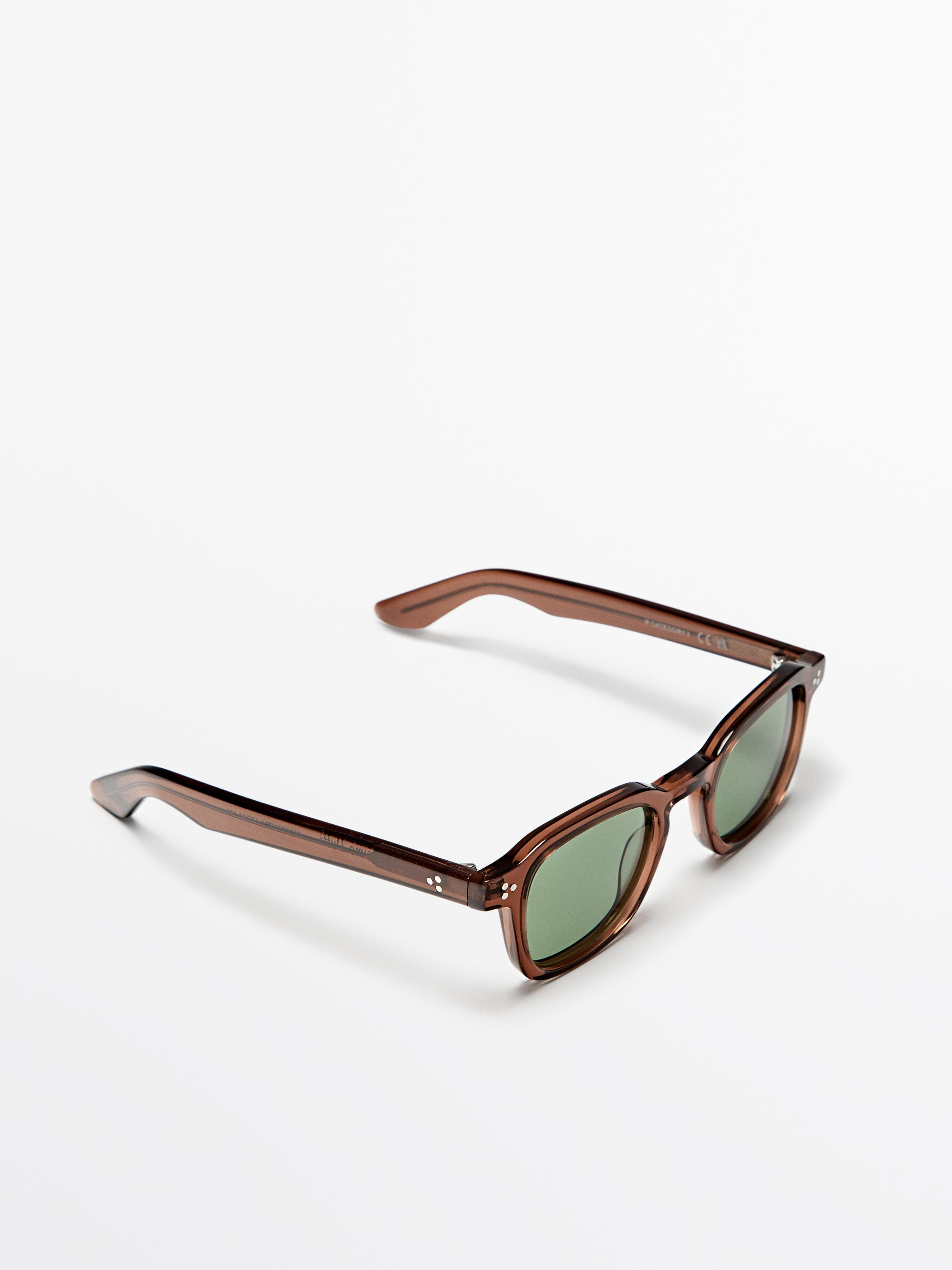 Round sunglasses | Massimo Dutti US