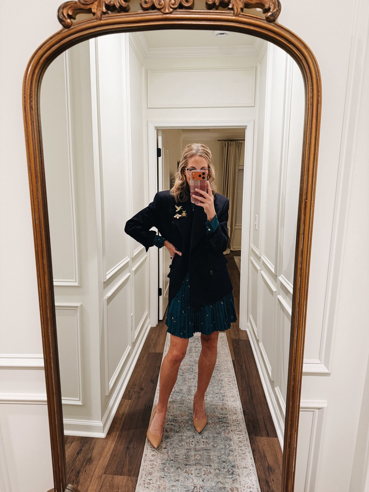 Today’s OOTD is this beautiful dress from Walmart with matching blazer both size extra small @Walmart