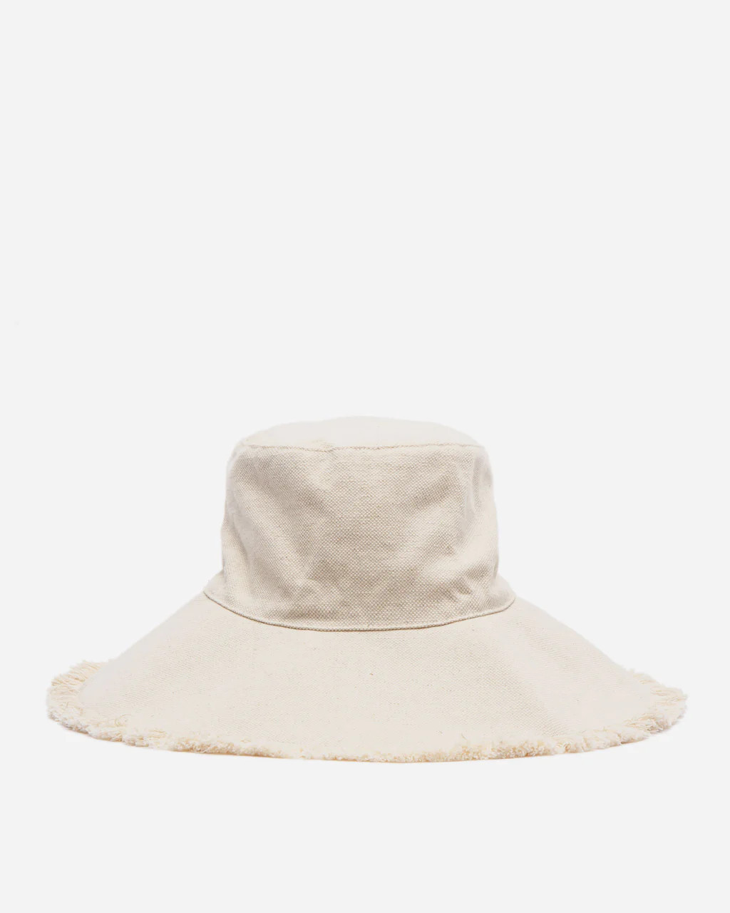 Canvas Fringe Hat Natural | Frances Valentine