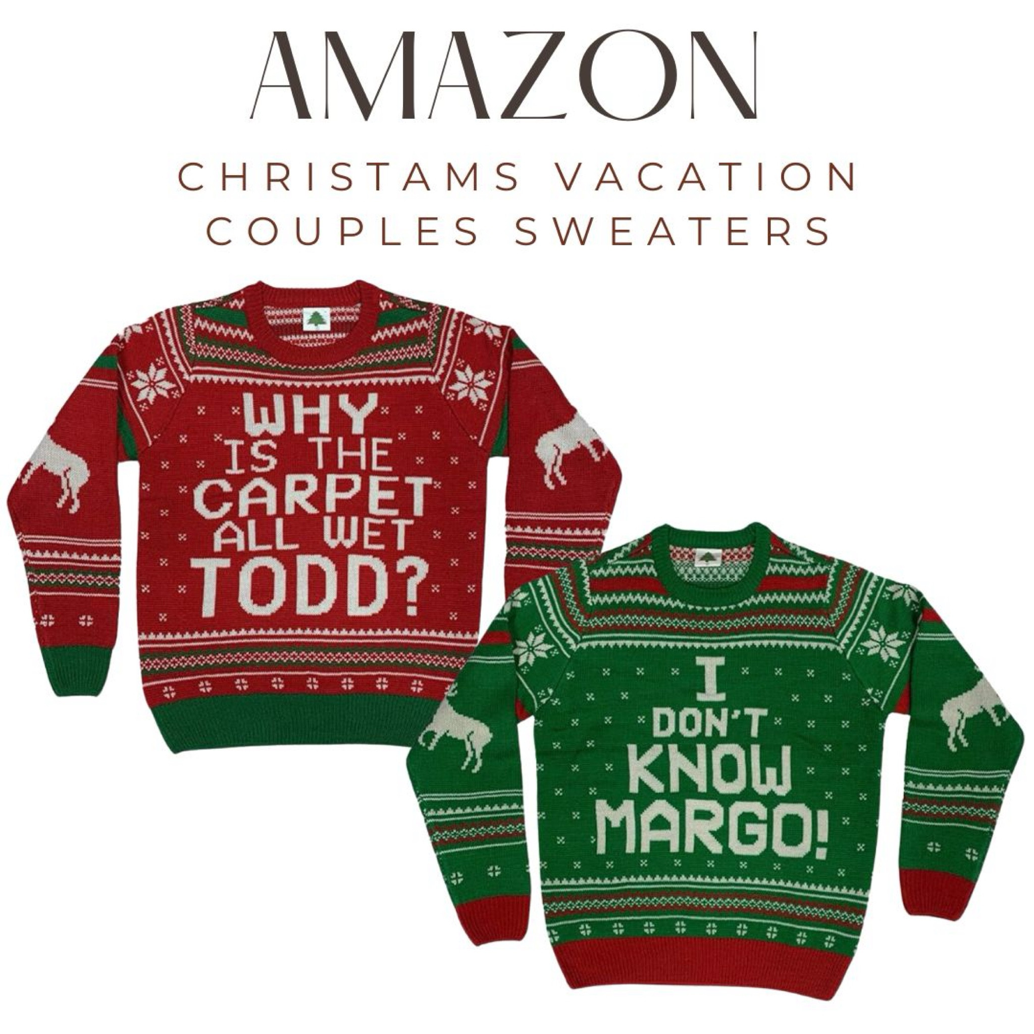 My husband and I went with our normal sizes. If you want to have your sweater be more of a dress, go up 1 or 2 sizes 

#LTKfindsunder100 #LTKHoliday