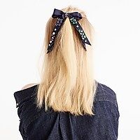 Embellished bow barrette | J.Crew US