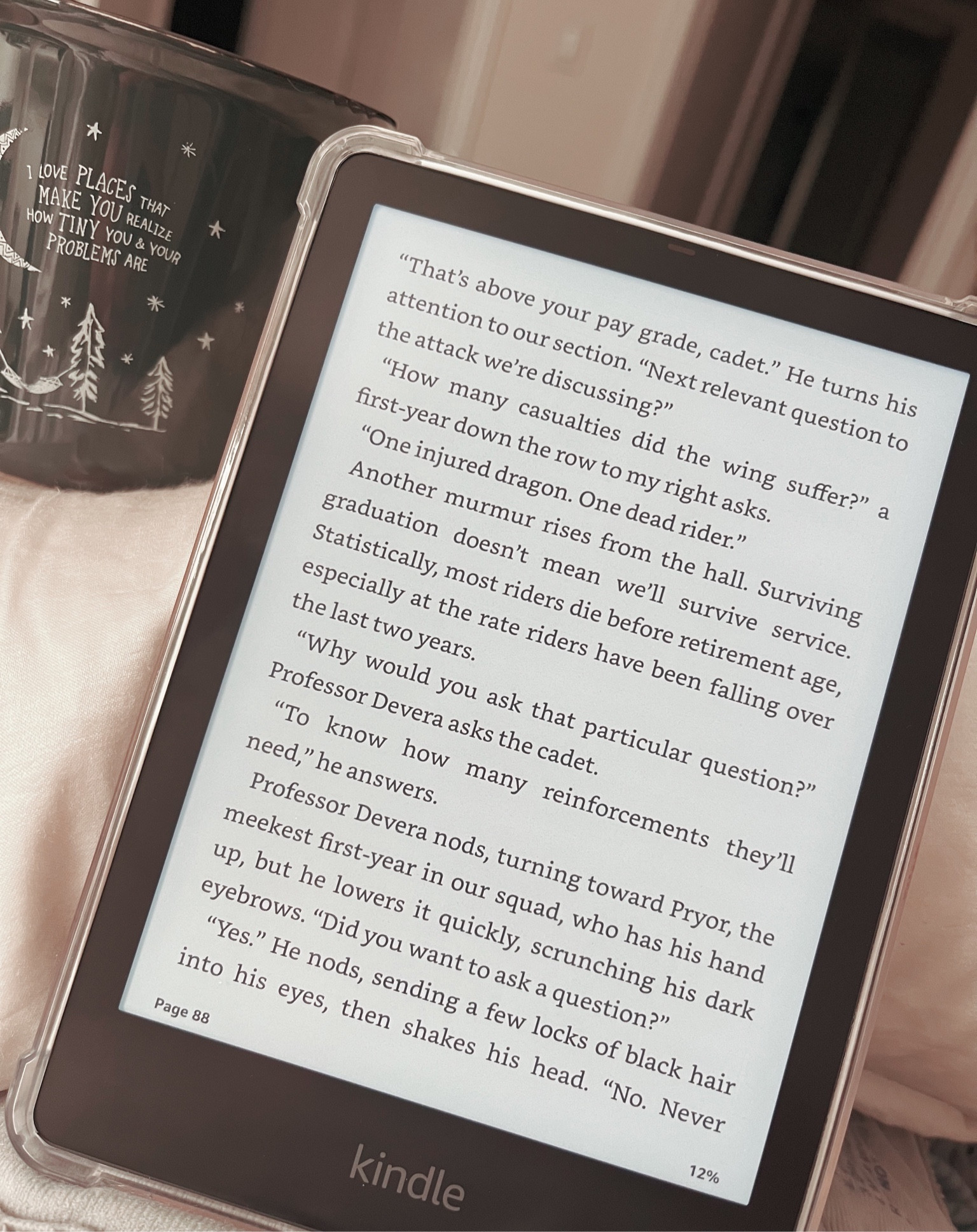 By far one of my favorite birthday gifts!! I got the Kindle Paperwhite and it is so so good!! Love that you can get it with free two-day shipping using Amazon Prime! Really enjoying the standing charger and the clear case so I’ll link those as well. I’ve had so much fun filling the clear case with bookish stickers!!!