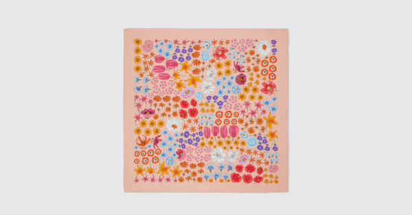 Printed silk carré | Gucci (US)