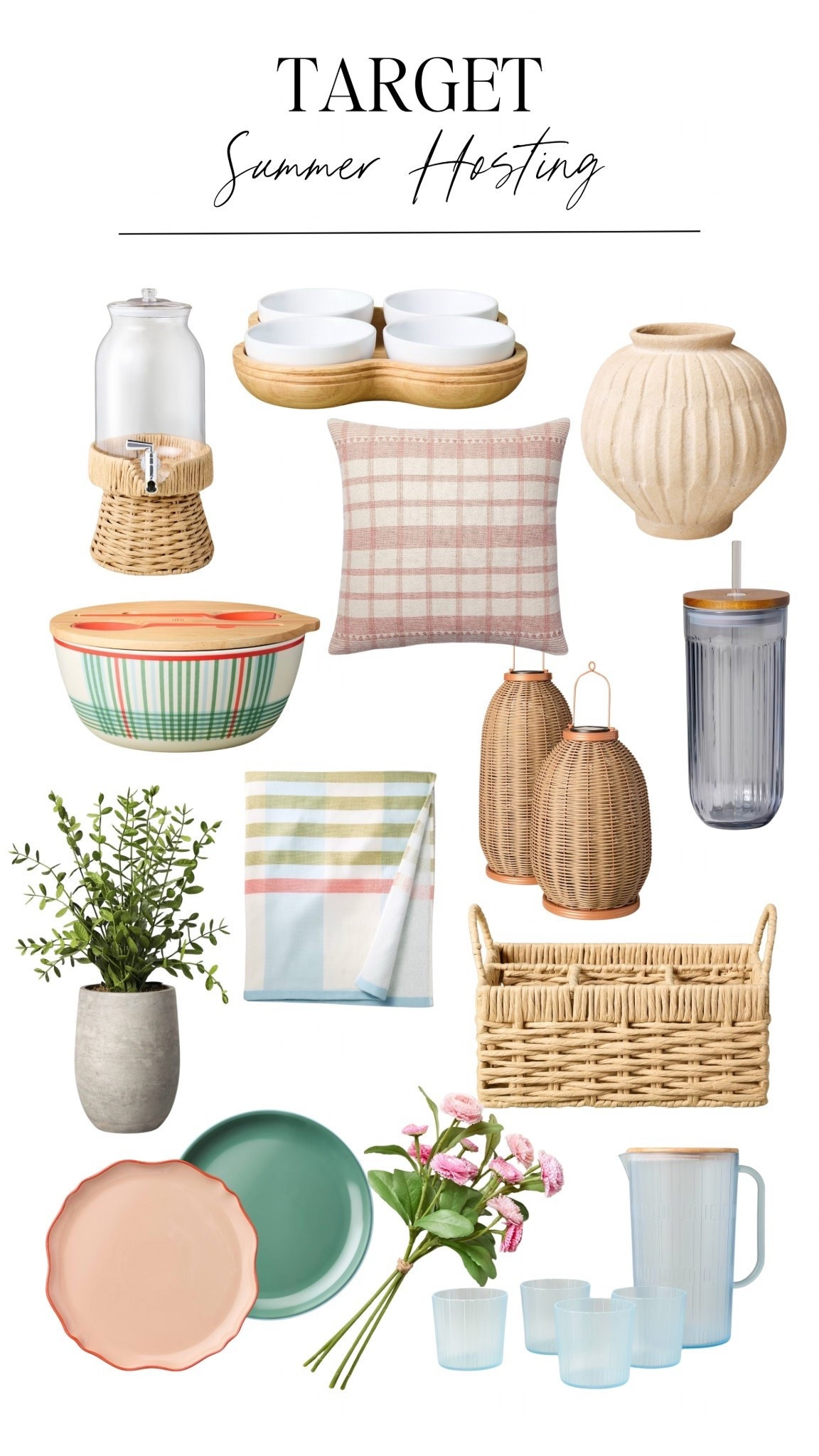 Target summer hosting that is sure to be a hit! 

#summerparty #targetfinds #backyardparty #hostessessentials #partyessentials #summerhosting #outdoorserveware #serveware #outdoorpillows #wickerkitchen 

#LTKSummerEdit #LTKSeasonal #LTKHome