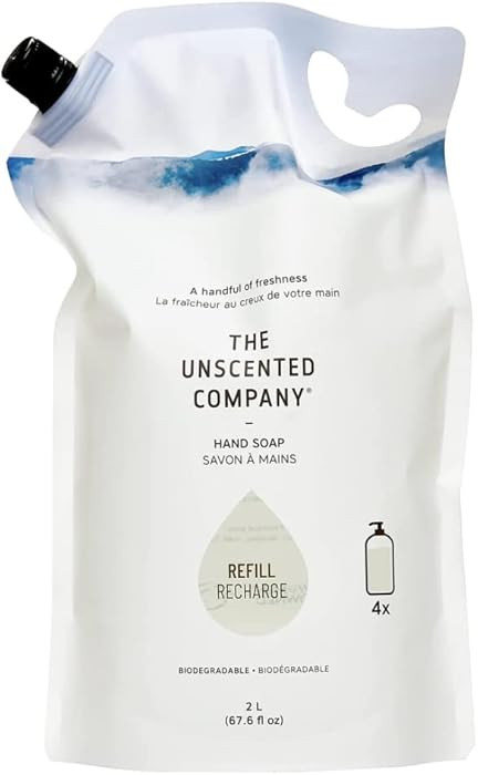 The Unscented Company Unscented Hand Soap Refill, 67.6 FZ | Amazon (US)