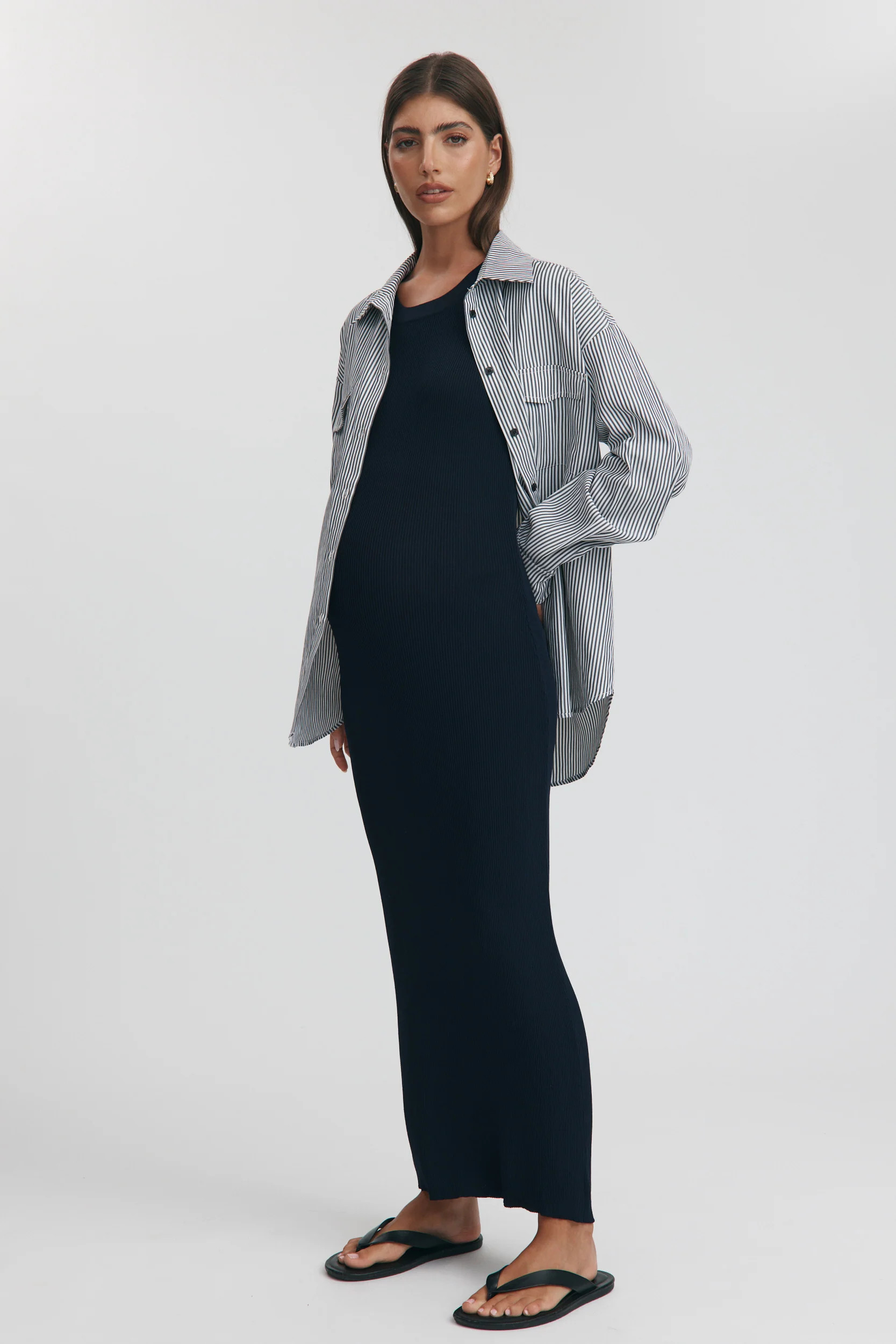Formentera Maxi Dress (Navy) | Legoe Heritage Maternity APAC