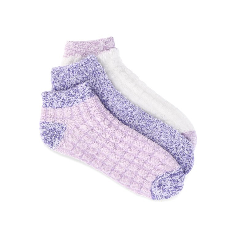 Joyspun Women’s Double Layer Lounge Socks, 3-Pack, Fits Shoe Sizes 4-10 | Walmart (US)