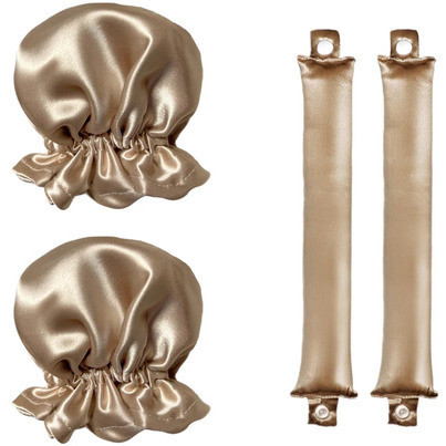 HoneyLux Organic Silk Heatless Curlers Champagne | Well.ca