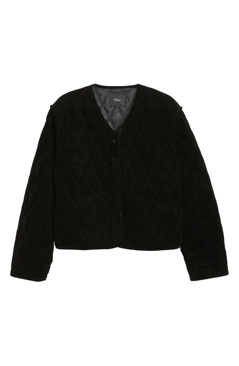 Rails Kiko Quilted Velvet Jacket | Nordstrom | Nordstrom