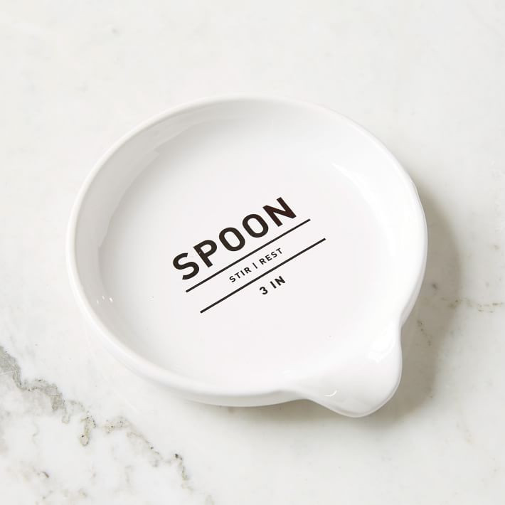 Utility Stoneware Spoon Rest | West Elm (US)