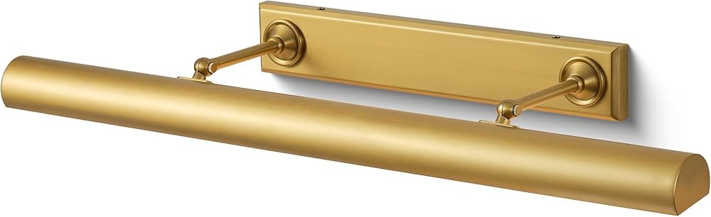 Picture Lights for Wall, 30" Brass Picture Light, 4-Light Gold Picture Frame Art Light, Hardwired... | Amazon (US)
