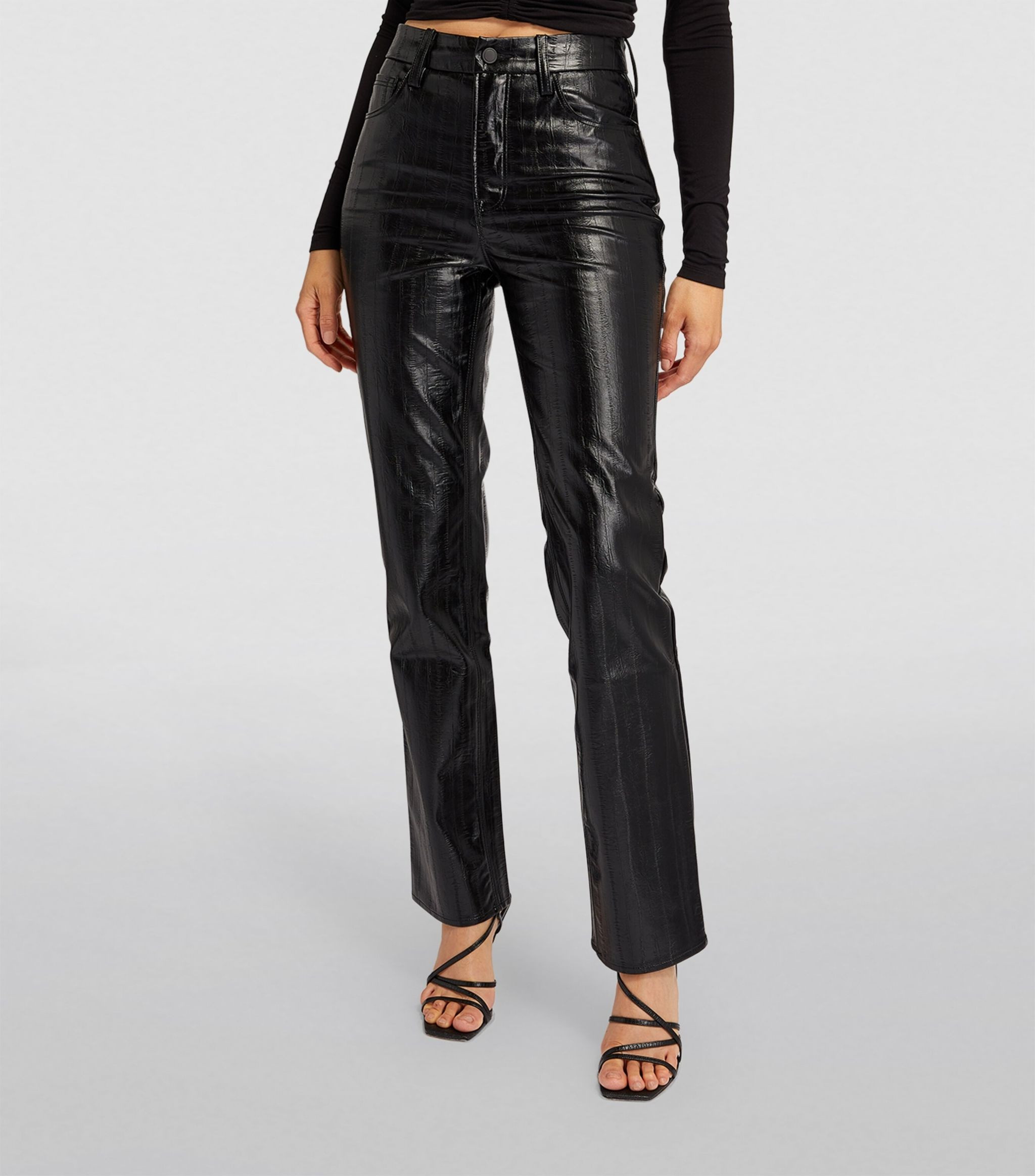 Faux Leather Icon Jeans | Harrods